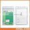 vertical style Clear PVC business ID badge card holder case with slot & chain Holes