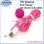 flat high quaity TPE soft feeling remax micro usb cable