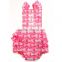 red lattice baby rompers lovely rompers solid color infant rompers jumpsuits baby girls