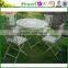 Wholesale Classic Unique Design Metal Vintage Outdoor Table Garden Furniture For Picnic