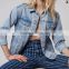 latest trend jeans girls blue fashion denim overall (JXA046)