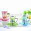 Silver plating small cups and saucers