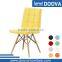 wholesale cheap high back wooden model pu dining chair