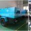 Portable diesel engine rotary screw type air compressor for exploratory drilling
