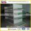double-sided quality metal supermarket shelving for supermarket and grocery store use