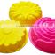 A02-12 Rose flower shaped silicone bakeware / flower shaped cake mold