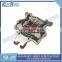 Double flower metal golf cap clips