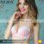 Hot Sale Wholesale Women's Stocking Pink Lightly Lined Demi Bra