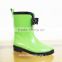 yellow cool kids rubber rain boots with bow