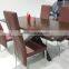 TB home Style convertible veneer top dining table 10 seater dining