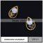 New Fashion Small Zircon Diamond Imitation Diamond Stud Earrings Gold Earrings Designs for Girls