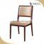 Wholesale fabric cushion wood dining chair commercial furniture modern restaurant chair