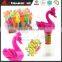 Plastic Swan Whistle Toy Candy in Trays