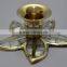 Exclusive Brass candle Stick holders with Mother of pearl 6039