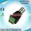 Screw terminal coaxial cat5 to BNC female connector for CCTV camera