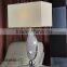 Table Lamp & Floor Lamp White Lampshade Silk Lampshade Stand Light OM66151-1TW