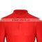 Customised TC Men's Red Plain Color Long Sleeve Polo Shirts