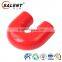 Standard 25mm Reinforced Red 180 Degree Flexible Silicone Elbow Hose Hookah
