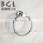 simple modern hot-sale design stainless steel 304 chrome bathroom accessory set towel ring