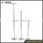 stainless steel material high glossy window display stand for products display