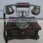 Fujian Wooden Craft Antique Decorative Corded Telephone For Home Decor