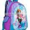 Frozen double shoulder school bag cartoon character school bag for girls