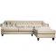 Amerian style latest luxury leather corner sofa design