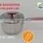 18cm saucepan with lid stainless steel cookware in red color silicon handle and knob design
