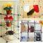 modern 3cube metal flowers standing display rack FH-AL0013W