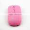 5 colors Ultra-thin Wireless mouse 2.4 GHZ usb Mouse Flat Optical Mouse