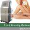 Body Slimming 7 In1 Ultrasonic 10MHz Vaccum Cavitation Machine For Slimming RF