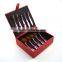 Private Label 10pcs Toothbrush Shape Rose Gold Oval Makeup Brush Set for Sale