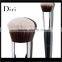 Flat top cosmetic long handle foundation makeup brush