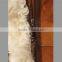 women winter coat/Long brown warm vintage Tuscany lambskin coat