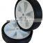 3.5 inch small plastic wheels/ Ruled/ plastic wheel cover/pneumatic Wheel/Rubber Wheelbarrow Wheel