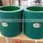 10inch green color aluminum drum milling rice rubber roller