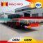 Low price new design 3 axle flat bed trailer