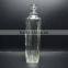 Clear empty glass bottle for liquor 475ml