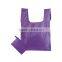 Portable folding polyester 210D shopping bag