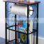 New Metal Scroll Design Bathroom Magazine Storage Table Organizer