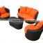 All weather garden used outdoor wicker cane sofa set