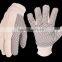 Sunnyhope pvc dotted garden glove,cotton dot gloves