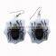 halloween spider flashing party pierced earrings