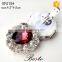 Antique fashion women jewel wine ruby shoe clip for shoe decoration