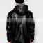 Hood Style Leather Jacket