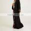 Middle East women clothing OEM dubai islamic abaya embroidery front Cherry Blossom Kimono abaya