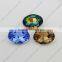 Pujiang Factory Directly Sale Pointback Oval Crystal Beads for Graments
