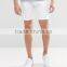 Latest Custom Functional Pocket Men's White Super Skinny Slim Fit 65% Cotton 35% Polyester Denim Concealed Fly Casual Hot Shorts