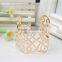 American stylish twist heart shape hollow bangle,women gift gold bangles wholesale