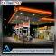 Most secure steel structure petrol station construction